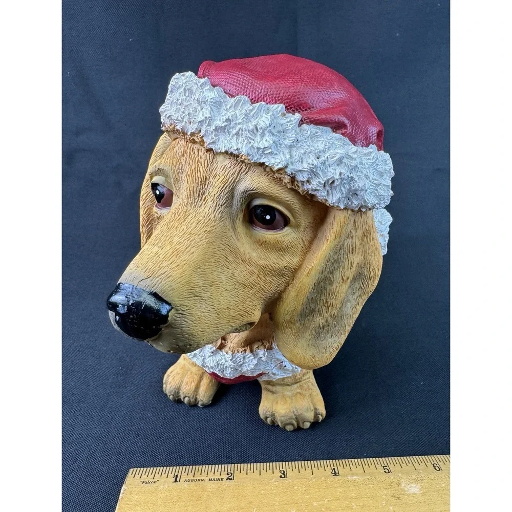 2012 Cracker Barrel Snow Friends Holiday Dachshund Dog Figurine